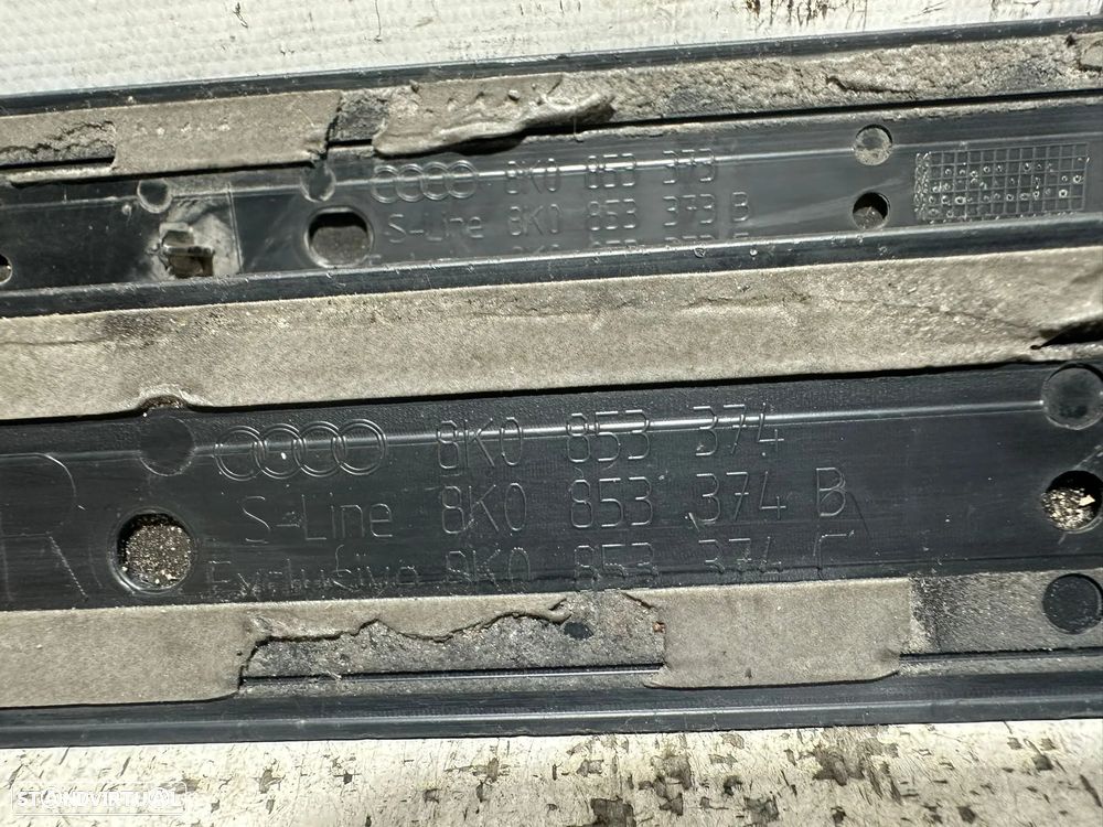 .Soleiras Porta Frente Frontal Embaladeira Original Audi A4 B8 S-line 8K0853373B 8K0853374B 2007 - 2015 - 7