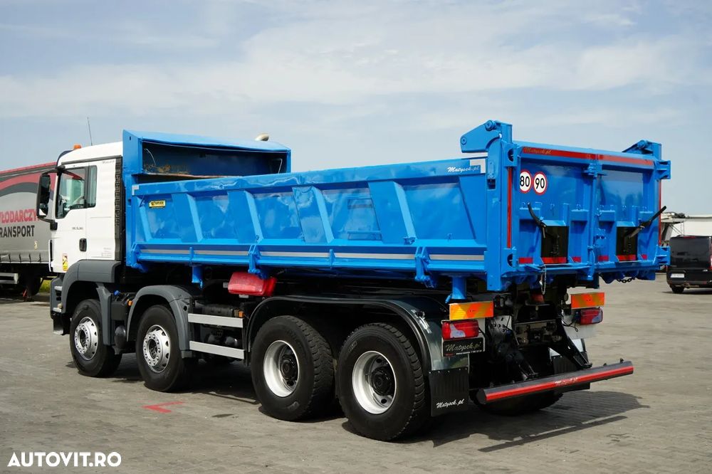 MAN TGS 35.360 / 8X4 / BASCULATOR 2 LATERAL / HIDROBRAT / GARNIER / AUTOMAT - 18