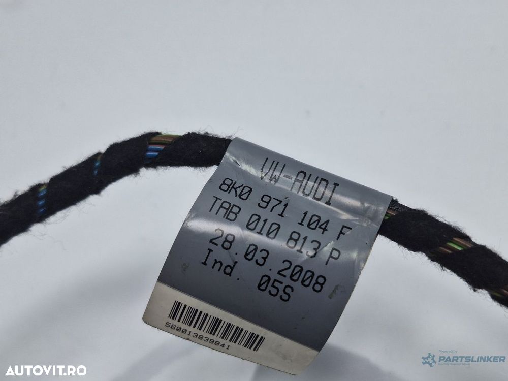 Cablaj si senzor de parcare (PDC) spate AUDI A4 IV Avant 8K5, B8 2007 - 2015 TDI CAGA, CJCA, CMEA, CMFA 8K0971104F , 4H0919275A - 4