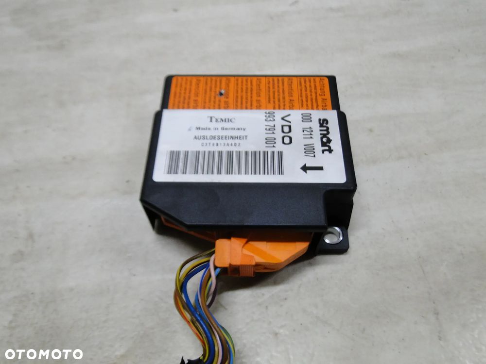 SMART FORTWO I CITY PODUSZKA POWIETRZNA AIRBAG KIEROWCY PASAŻERA PASY SENSOR ORYGINAŁ 98-03r EUROPA - 8