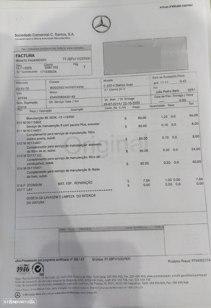 Mercedes-Benz C 220 d Station 9G-TRONIC Avantgarde - 37