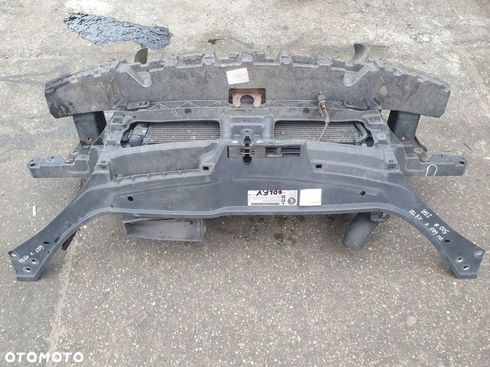 PAS PRZEDNI KOMPLET CHŁODNIC VW GOLF V 1.9 TDI 1K0121203AG - 4
