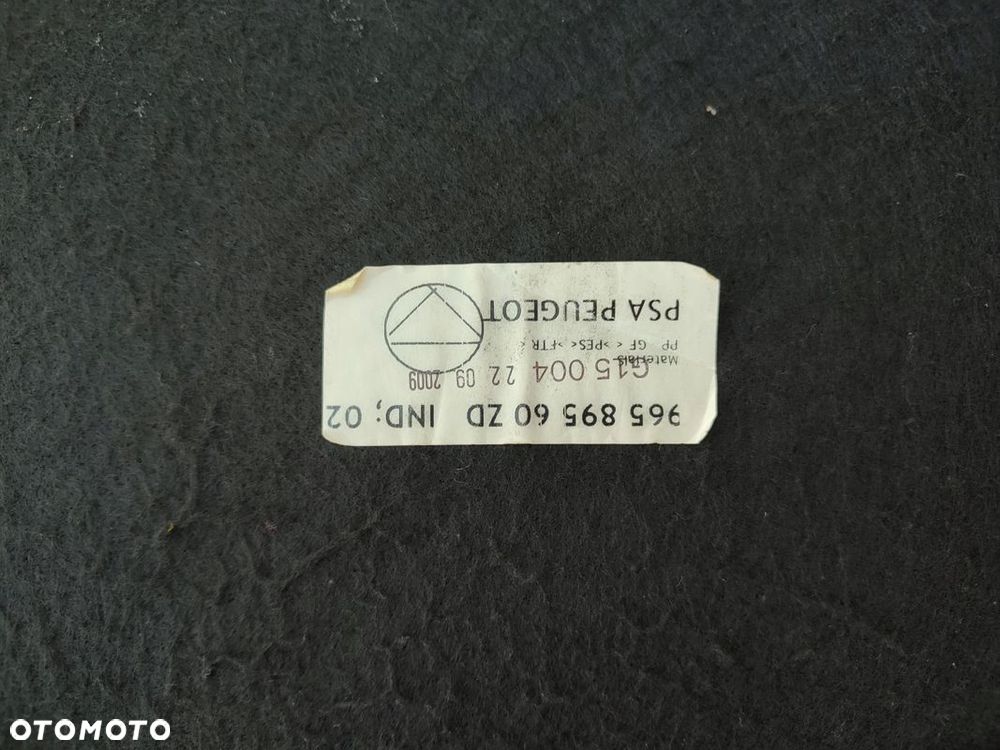 Półka bagażnika PEUGEOT 207 LIFT SW KOMBI 06-12 - 10
