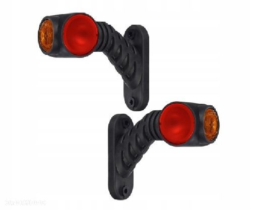 Lampa obrysowa potrójna wysięgnik krótki KOMPLET - 1