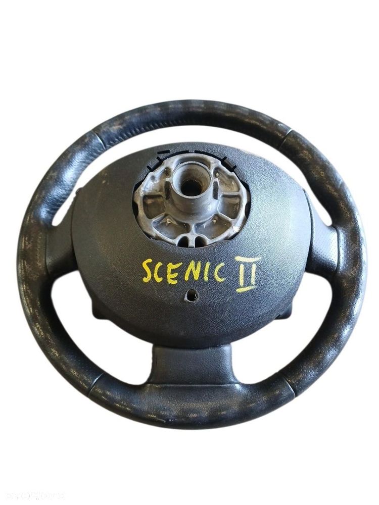 KIEROWNICA PODUSZKA AIRBAG MULTIFUNKCJA RENAULT SCENIC II KIEROWNICA AIRBAG - 2