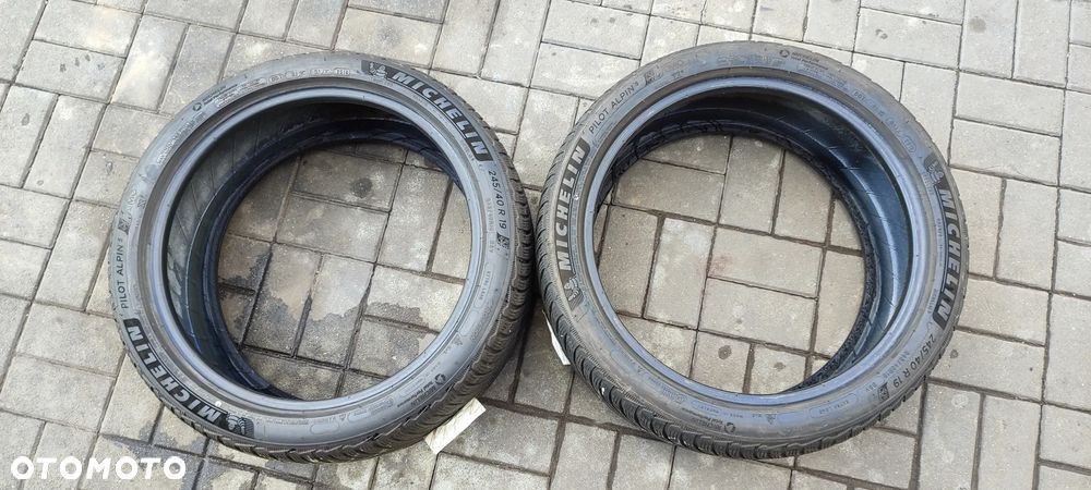 OPONY ZIMOWE 245/40R19 CALI MICHELIN PILOT ALPIN 5 (2518) 6mm ZIMA 2SZTUKI PARA - 3