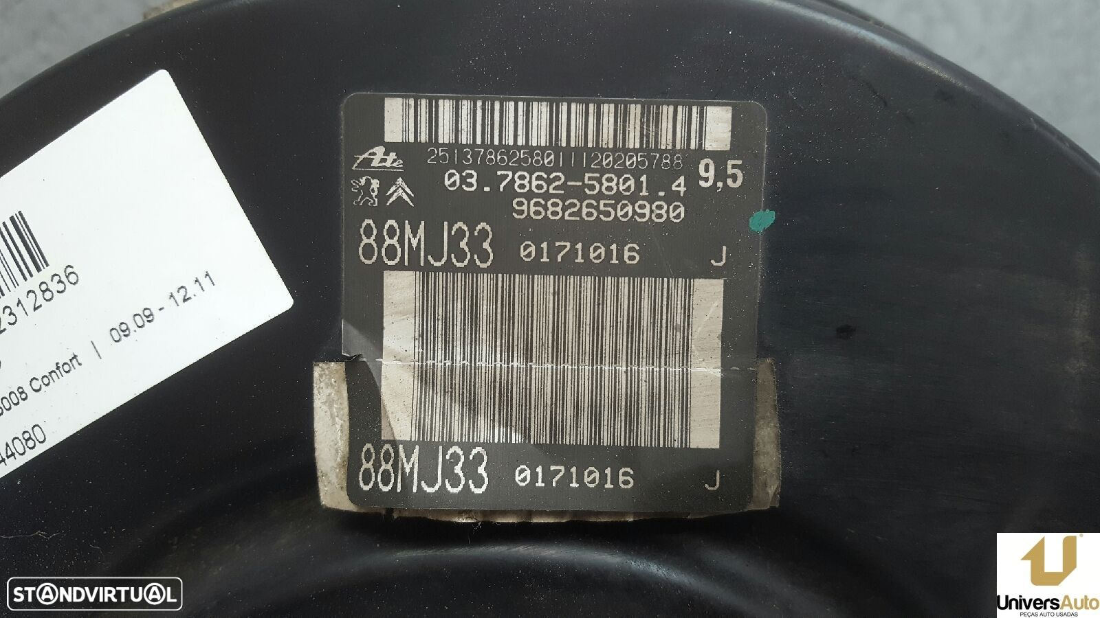 SERVOFREIO PEUGEOT 3008 LIMUSINA 2009 -9682650980 - 2