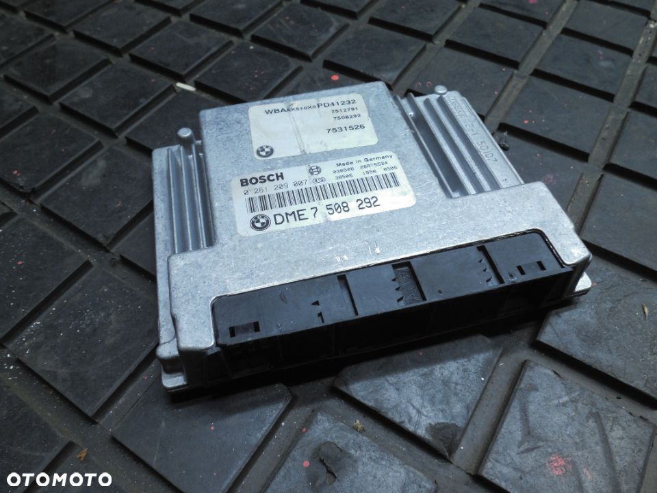 Komputer sterownik silnika BMW E46 7508292 BENZYNA - 1