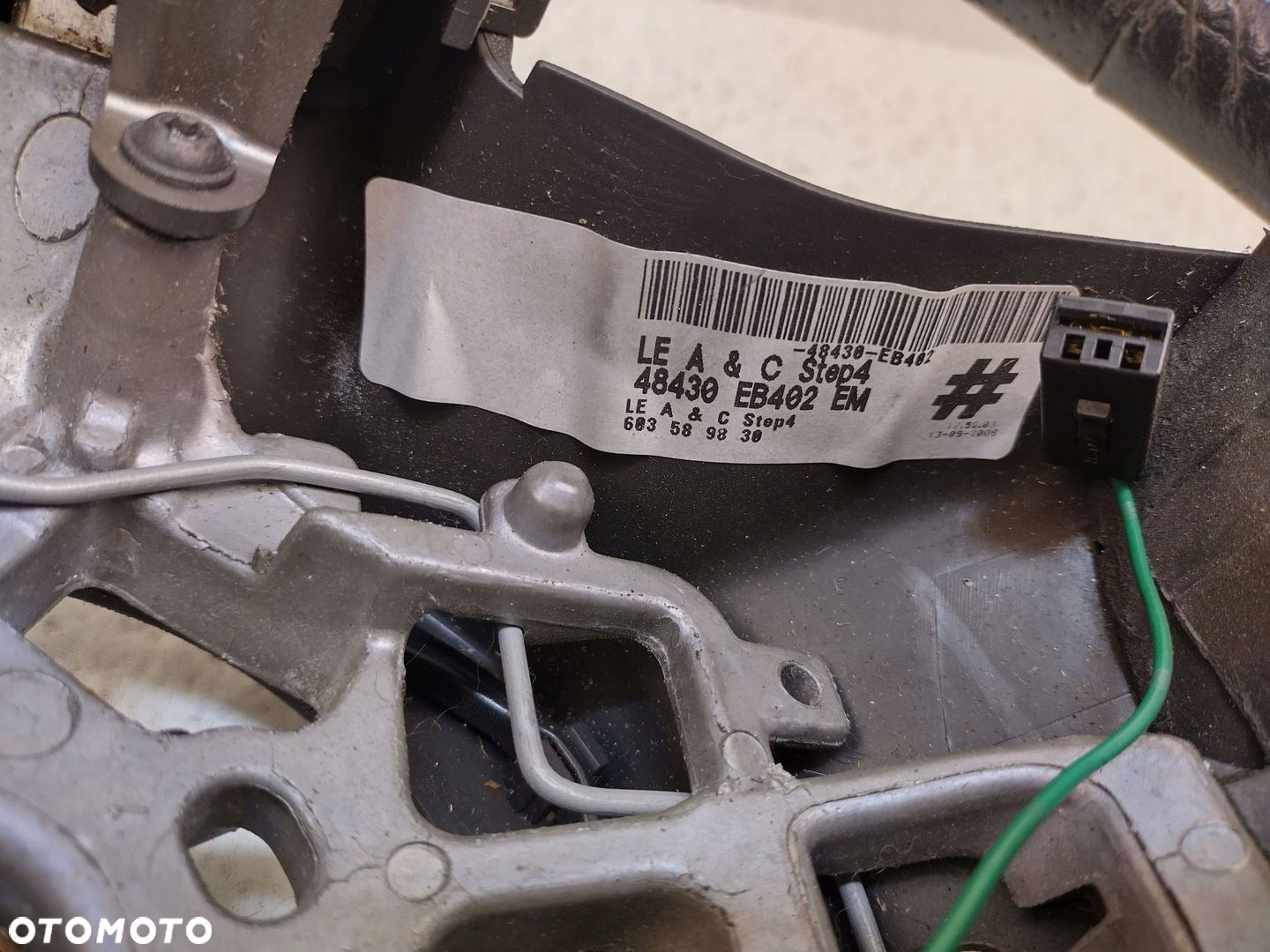 NISSAN PATHFINDER R51 KIEROWNICA SKÓRZANA MULTIFUNKCJA 48430-EB430 - 9
