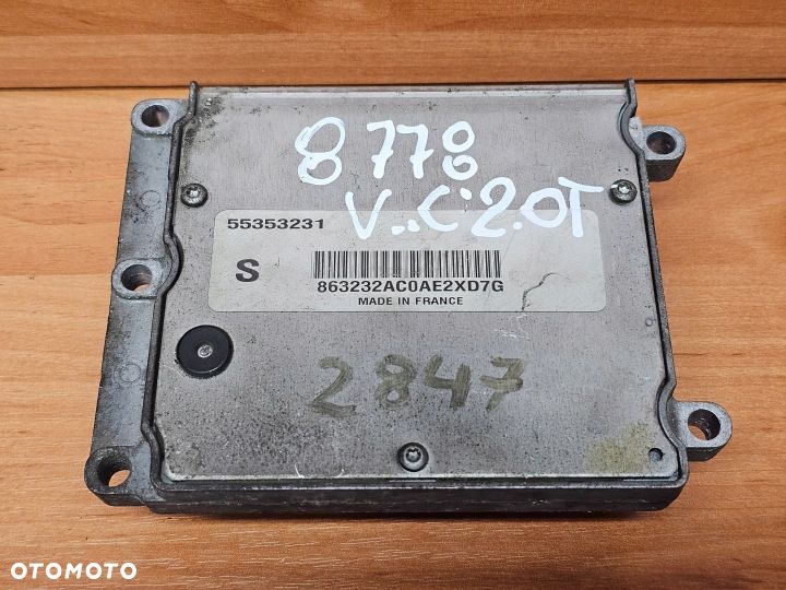STEROWNIK KOMPUTER SILNKA OPEL VECTRA C SIGNUM 2.0 TURBO 55353231 PIN - 3