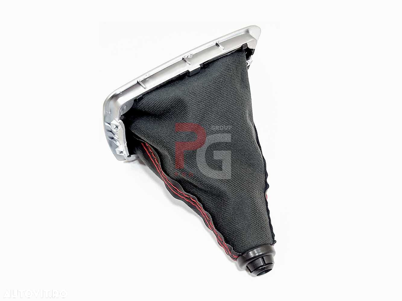 Nuca cu manson de viteze pentru Ford Focus 2 C-Max 5 viteze negru/rosu - 5