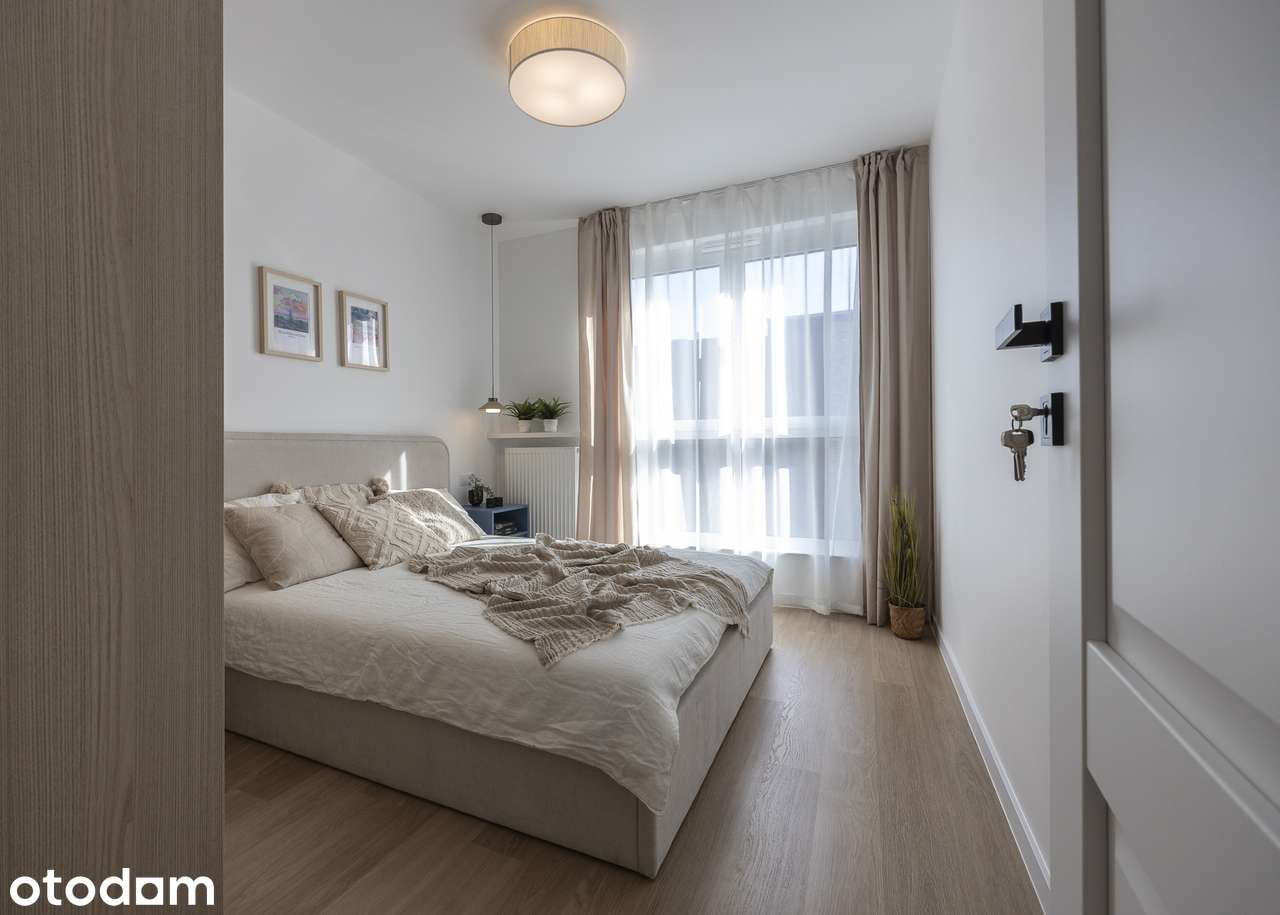 NOWE 2 pokoje 38 m² | FLOW Hasa 10A | balkon | pierwszy najem