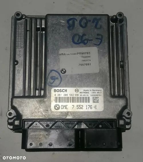 BMW 3 E90 - STEROWNIK KOMPUTER SILNIKA 0261208582, 7552176 - 1