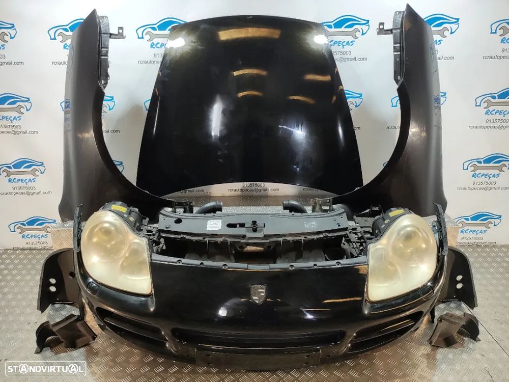 FRENTE COMPLETA PORSCHE CAYENNE 9PA CAPOT PARACHOQUES GUARDALAMAS OTICAS XENON RADIADOR VENTILADOR FRENTE FIBRA - 5
