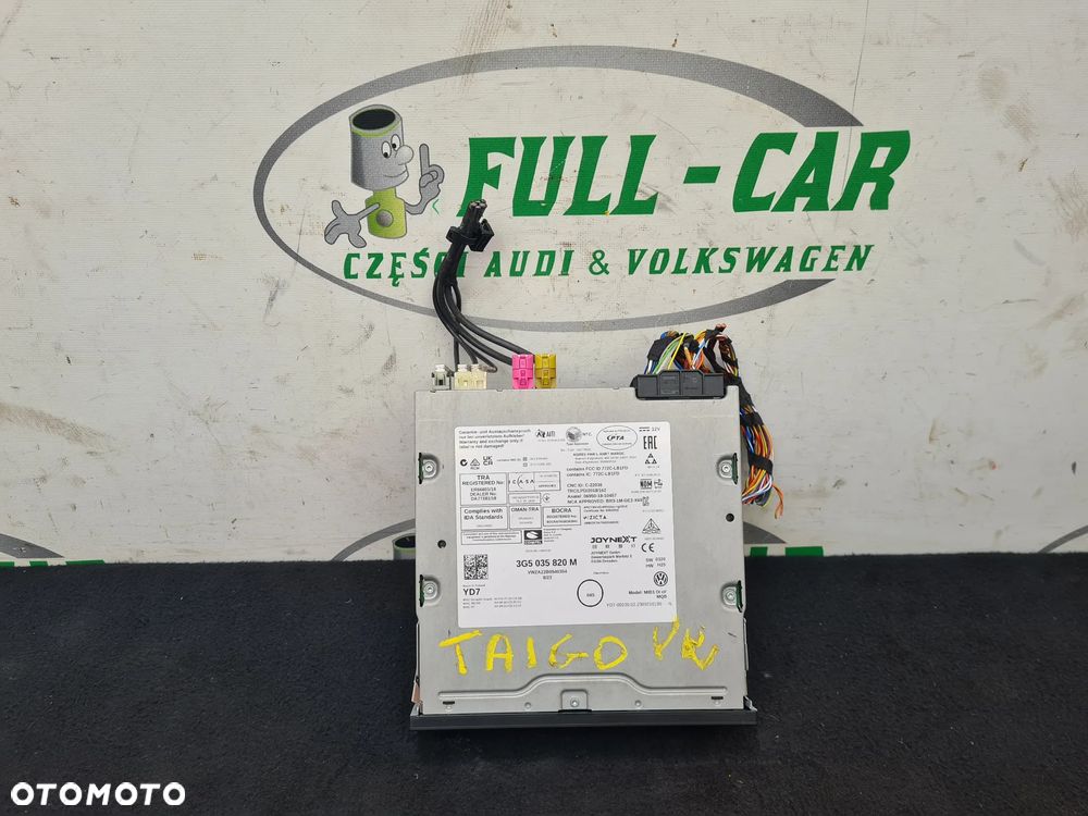 VW TAIGO NAVIGACJIA MULTIMEDIA CZYTNIK JEDNOSTKA VW 3G5035820M ! - 1