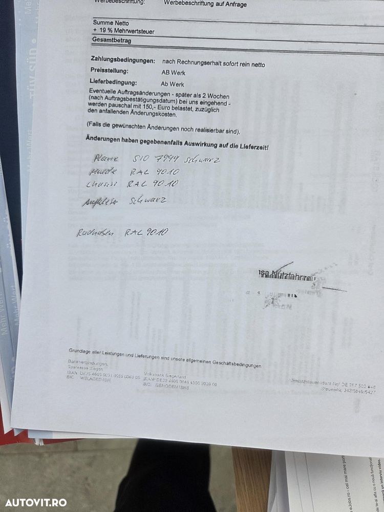Stas 68m3, 2018, jante Aluminiu, scena vizitare, prelata, picioare sprijin, axa liftabila, otel, Carte identitate RAR, posilibilitate leasing 2 ani-35900 EUR+Tva - 33