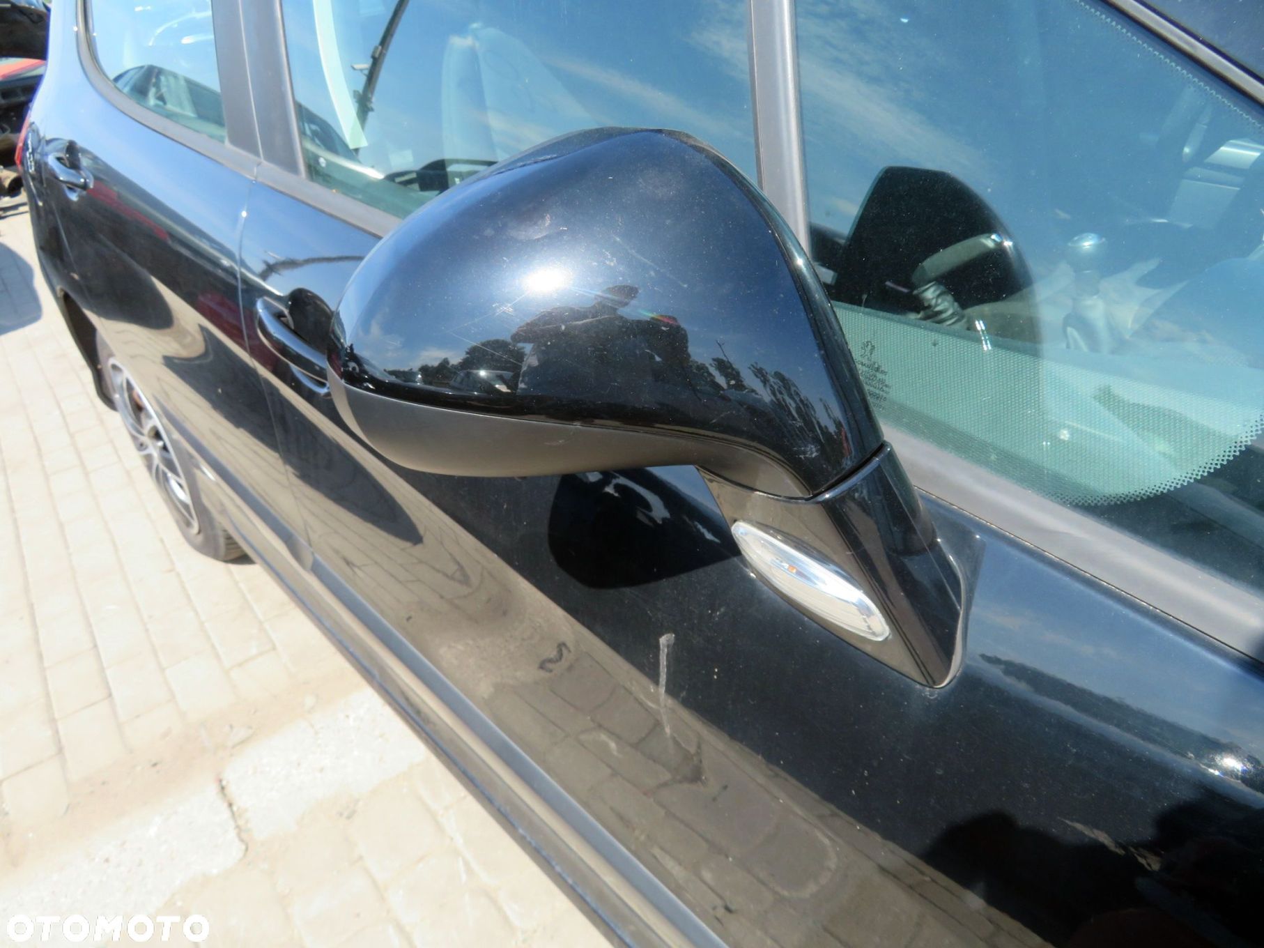 LUSTERKO ELEKTRYCZNE PRAWE 308 I T7 KTV CZARNY PEUGEOT 2007-2011 - 1