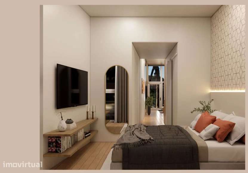 Apartamento moderno T1 em Parada de Todeia, 38 m² - Grande imagem: 2/5