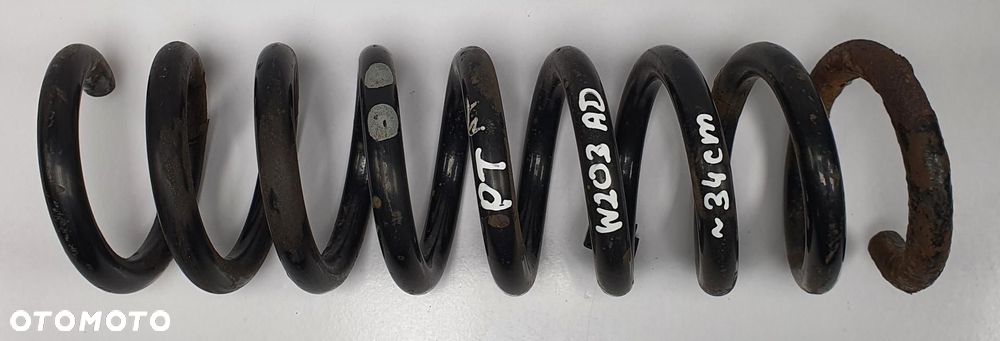 SPRĘŻYNA PRAWY TYŁ TYLNA MERCEDES W203 - 1