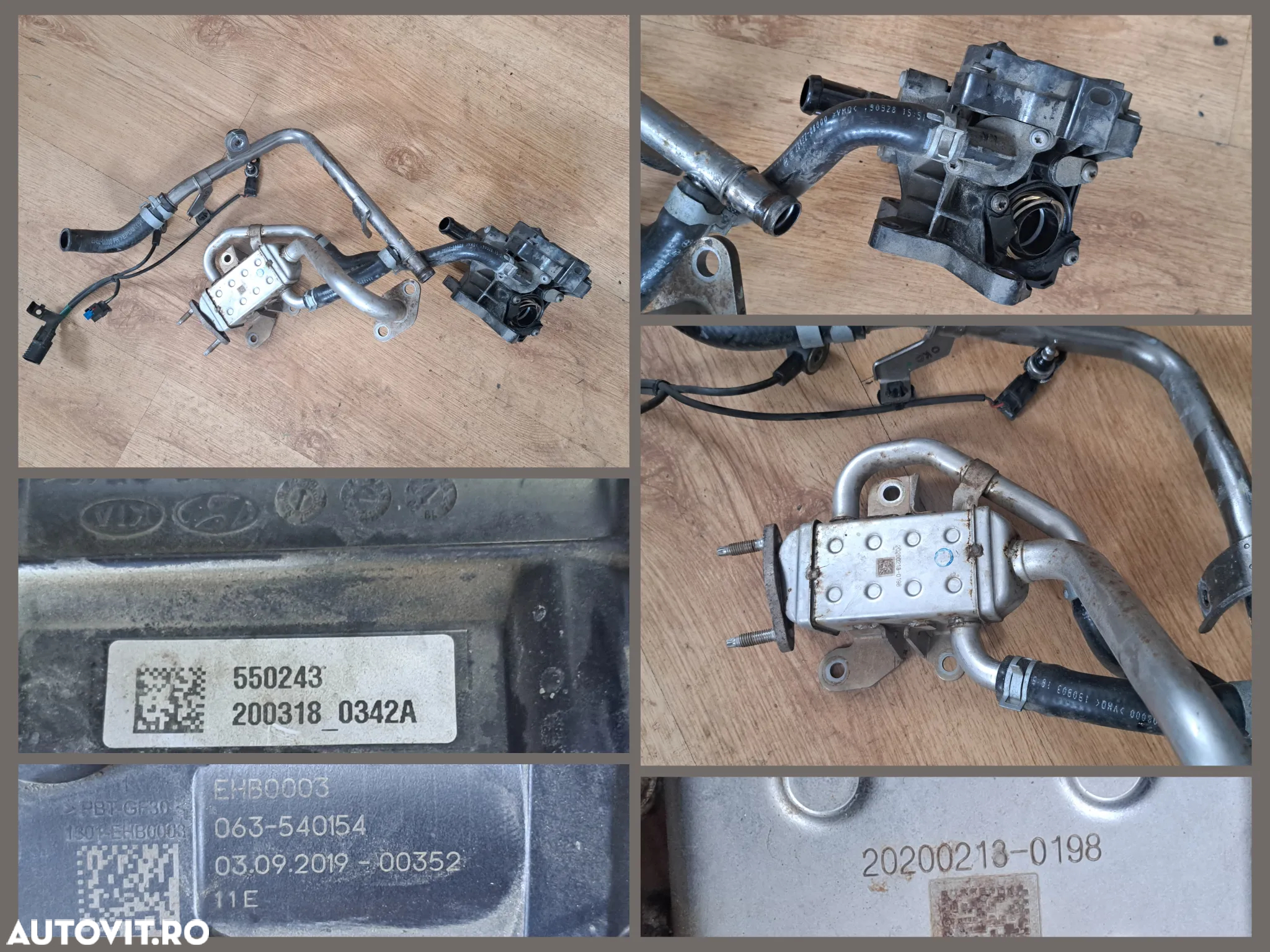 Anexe motor Hyundai I30 1.5i PD PDE G4LC Electromotor EGR Injectoare Rampa injectoare Bobina inductie Compresor clima Alternator Pompa apa - 10