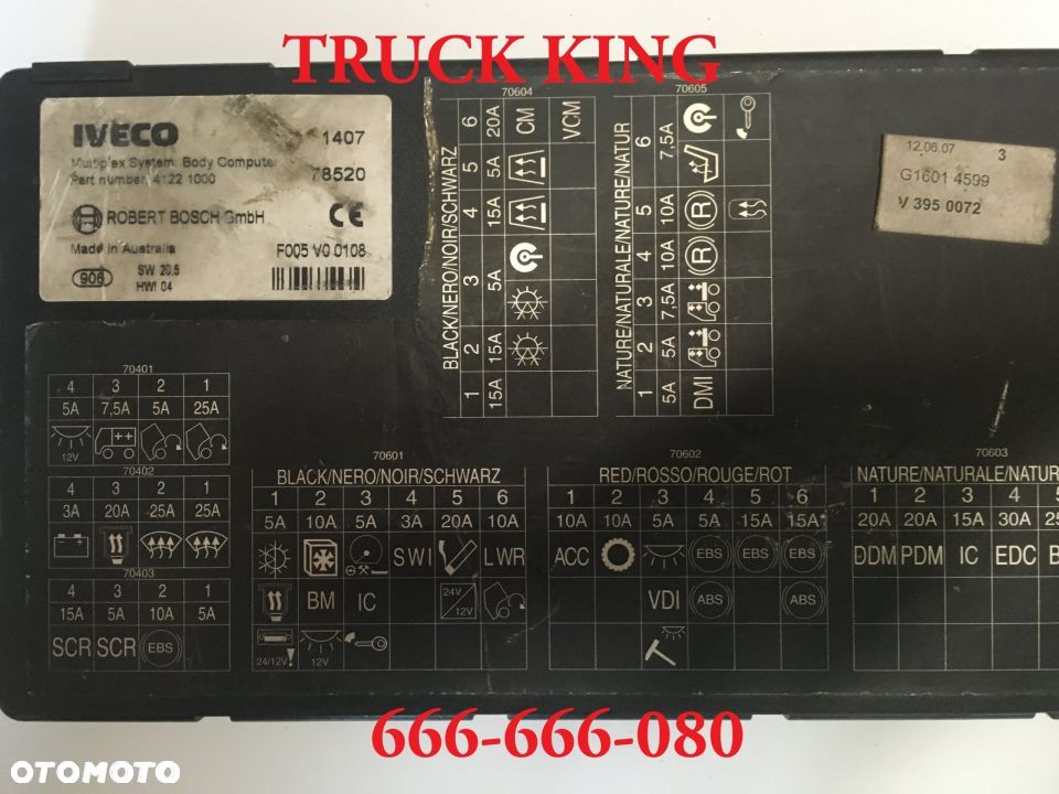 IVECO STRALIS BODY COMPUTER NR 41221000 - 1
