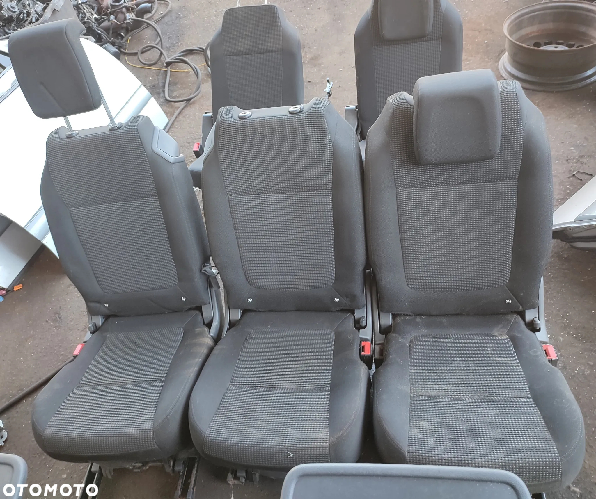 Peugeot 5008 komplet foteli siedzenia tapicerka - 2