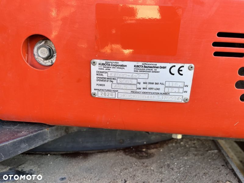 Kubota KXO80-4 - 9