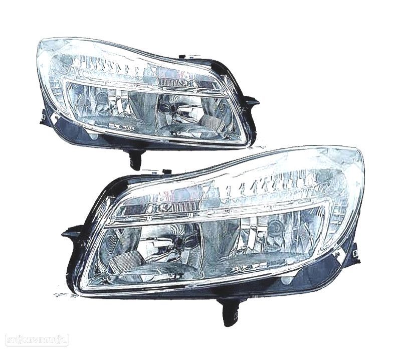 FAROIS PARA OPEL INSIGNIA 08-13 - 1