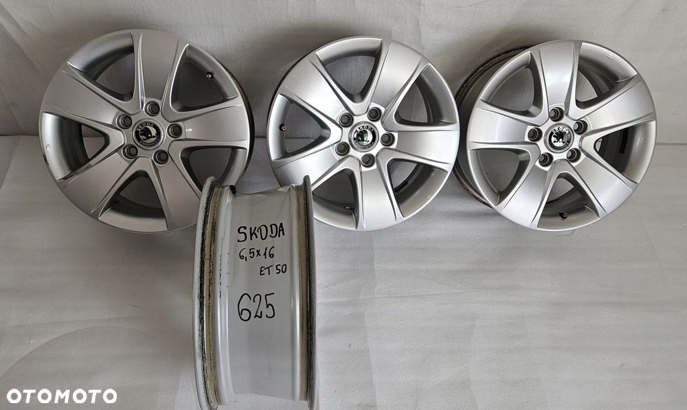 FELGI SKODA OCTAVIA II 1Z0 SUPERB II YETI 6,5x16 16 ET50 5X112 - 16