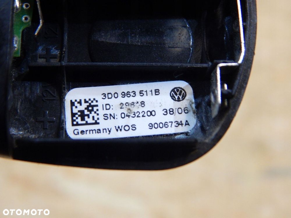 volkswagen vw t5 pilot webasto 3d0963511b - 3