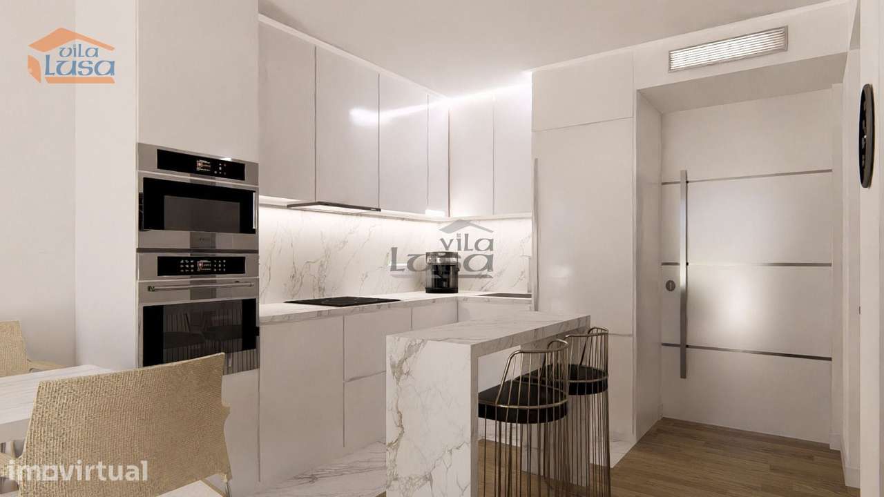 T1 Novo com varanda de 10.10m2 e lugar de garagem, em Vilar de Para... - Grande imagem: 5/28