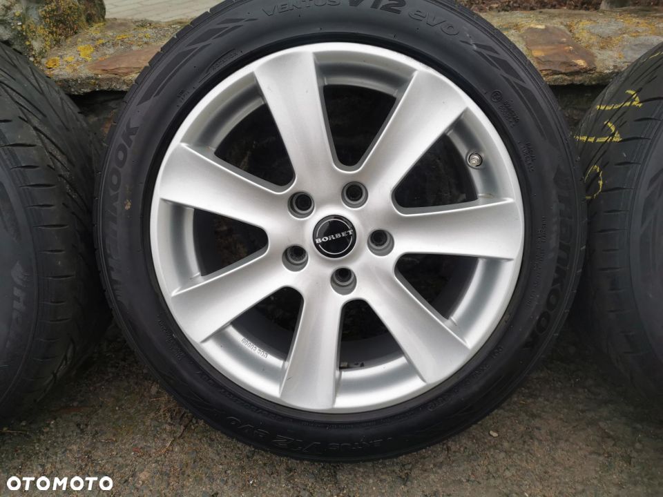 Felgi Aluminiowe 17' BORBET 46787 CN 5X120 ET 35 OPONY HANKOOK VENTUS V12 EVO 225/50ZR17 - 4