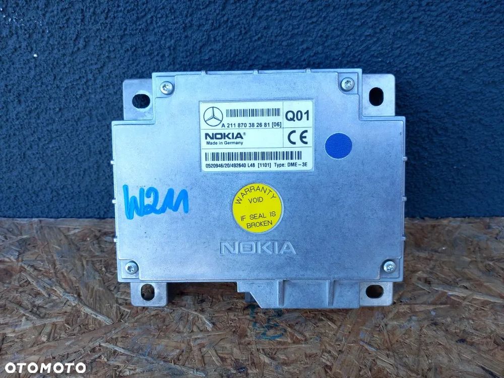 Moduł Nokia Sterownik Mercedes W211 211 E-Klassa 2005r A2118703826