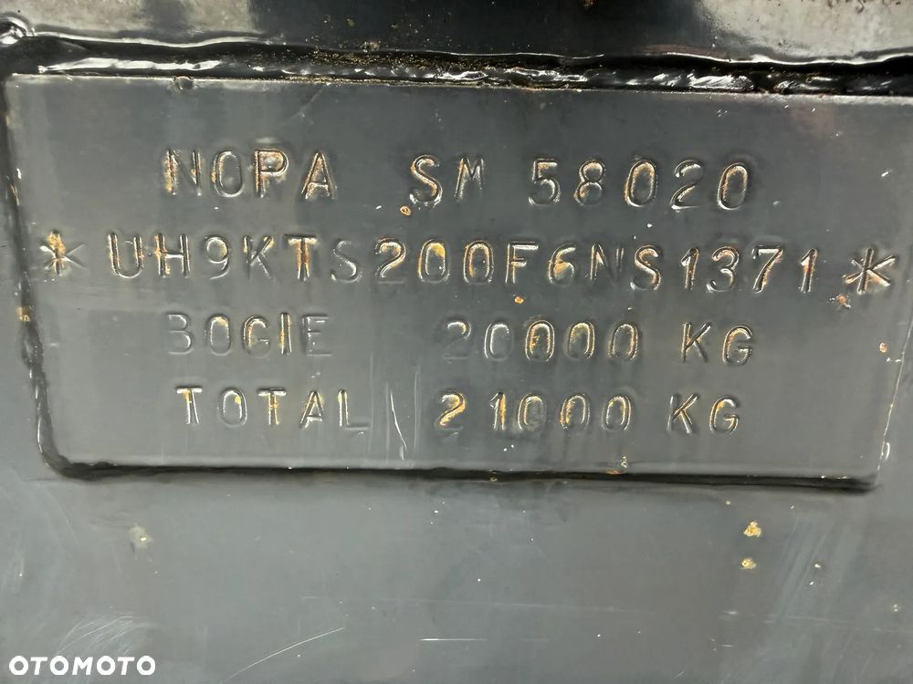 Inny NOPA Tandem 3-stronna wywrotka DMC: 21000 kg 2010 rok - 12