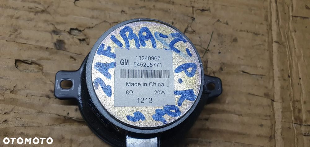 Głośnik konsoli deski Opel Zafira C 13240967 - 5