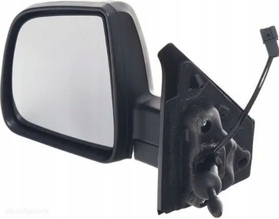 lusterko fiat doblo 10-14 kombi panorama prawe migacz czarne mechaniczne - 1
