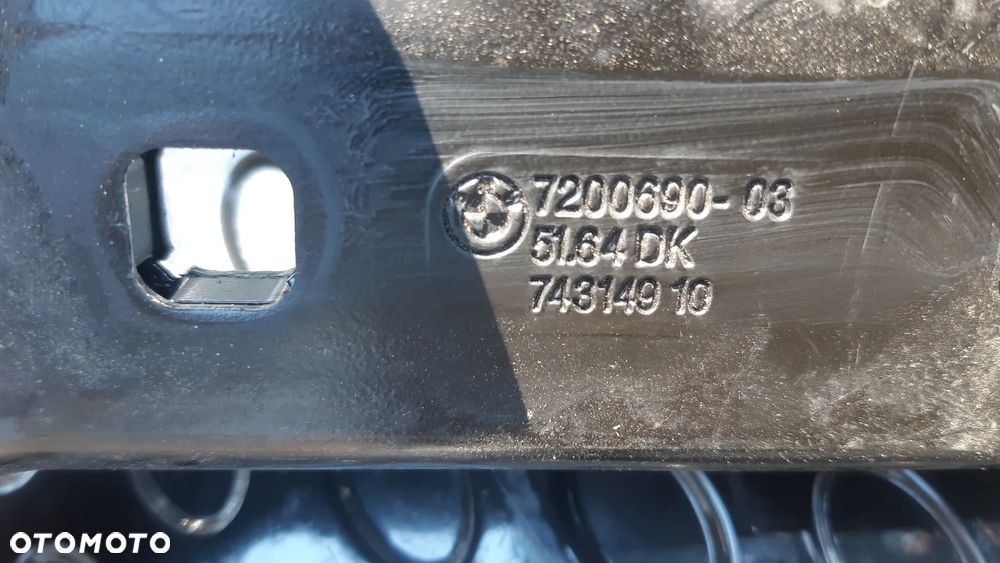 Bmw f10 Bmw F11 Belka GÓRNA , strefy zgniotu  , dodatkowa chłodnica . - 12