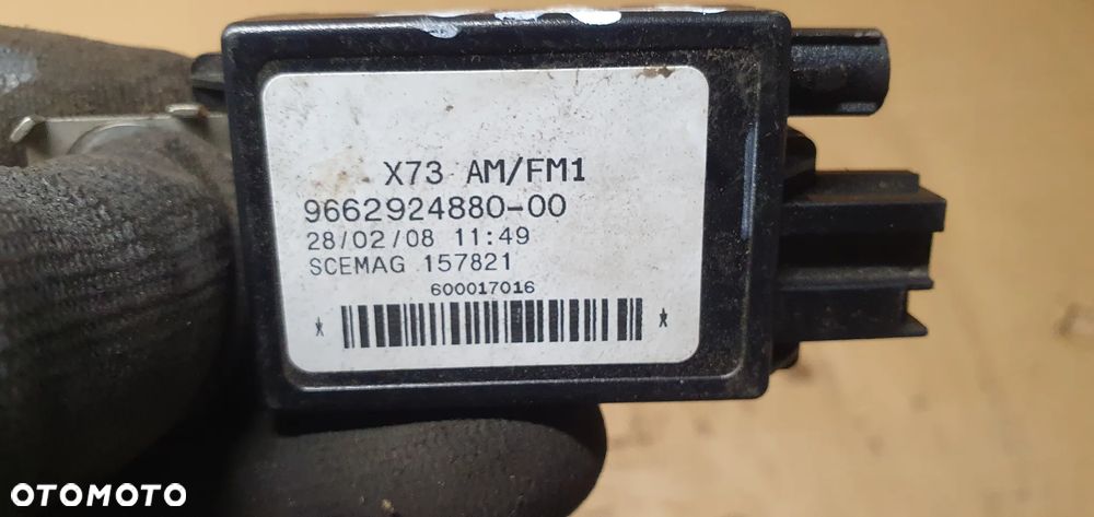 Wzmacniacz antenowy anteny moduł Citroen C5 III 9662924880 - 5