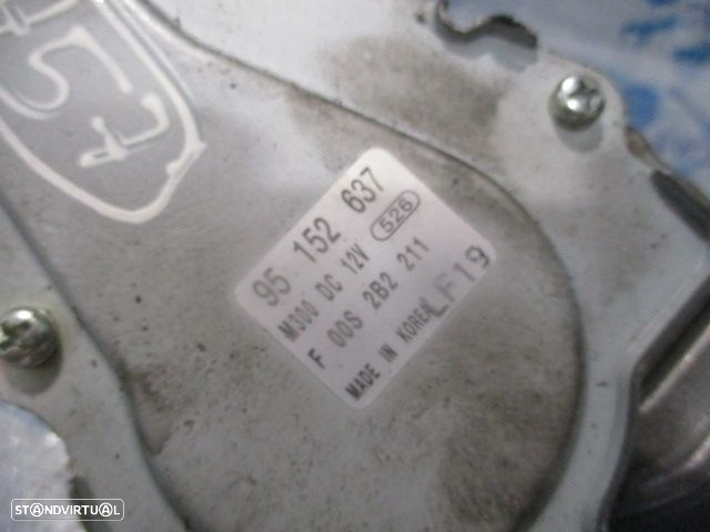 Motor Limpa Vidros Tras 96152637 CHEVROLET SPARK FASE 1  2012 1.0I 68CV 5P VERMELHO TRAS - 5