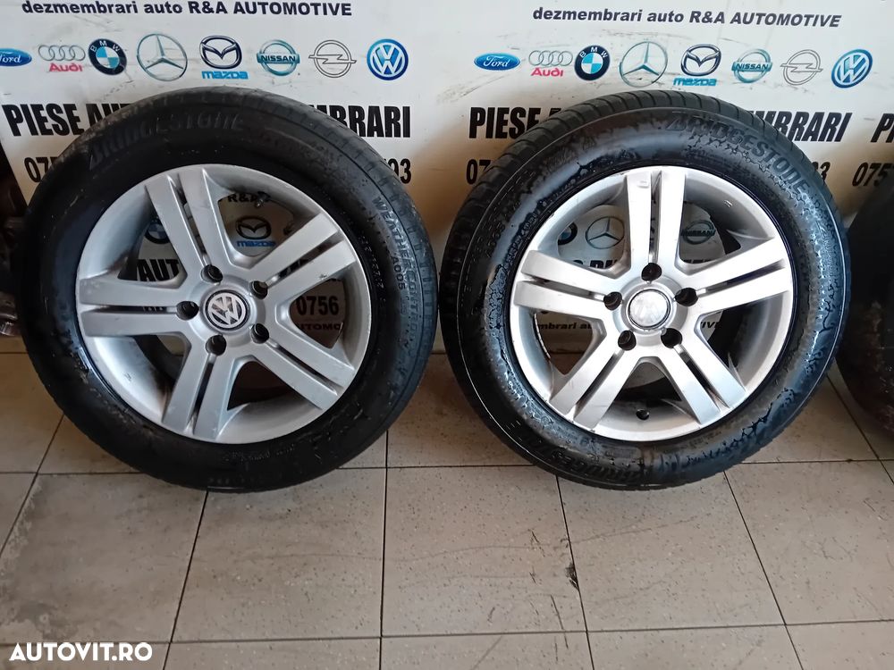 Jante Aliaj R15 Vw Golf 6 Touran Caddy Jetta 5x112 196/65R15 - 4