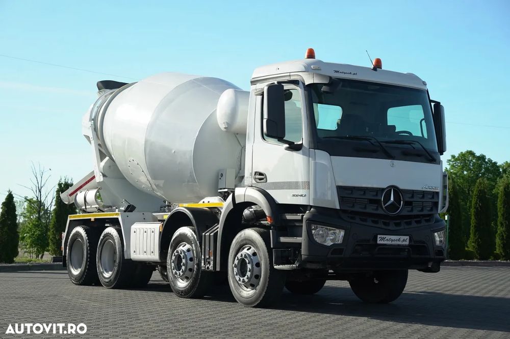 Mercedes-Benz AROCS 3240 / 9M3 BETONIERĂ / 8x4 / BETONIERĂ / AUTOMATĂ / CAMERĂ / - 9