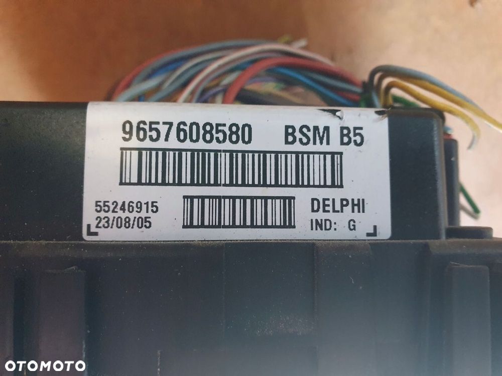 MODUŁ KOMFORTU BSM CITROEN PEUGEOT 9657608580 - 3