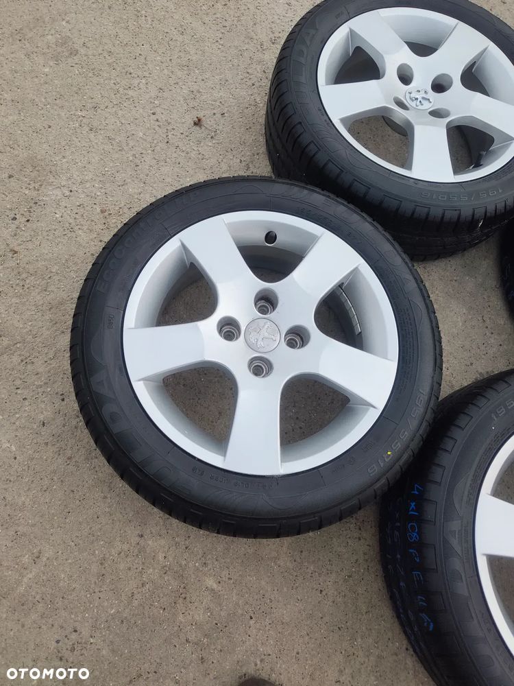 4x108 Felgi Aluminiowe Alufelgi Oryginalne 16 Koła Letnie Lato CITROEN BERLINGO C2 C3 C4 PEUGEOT PARTNER 1007 207 307 SW 208 6,5mm Legnica ALU-RAD 195/55 - 18