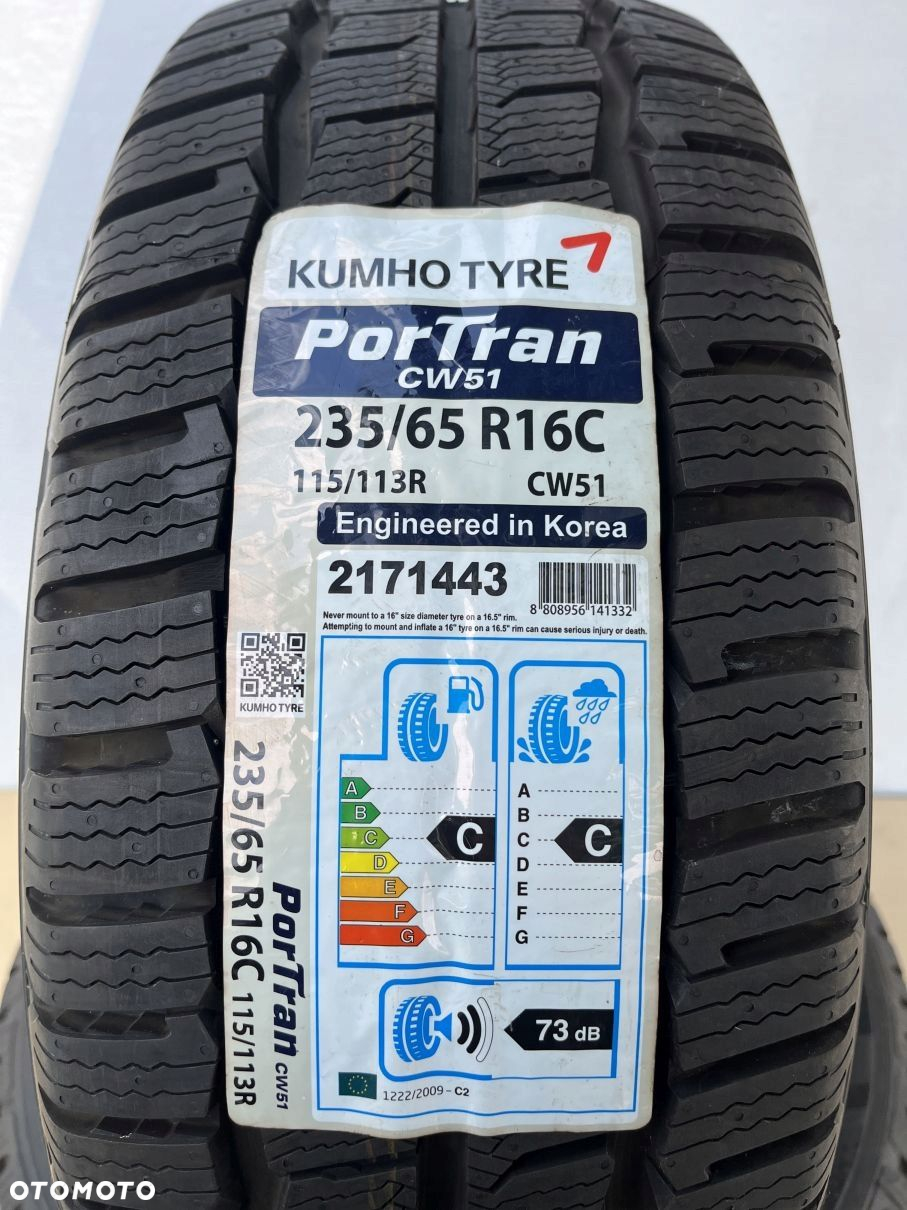 OPONY 235/65/16C 115/113R KUMHO WINTER PORTRAN CW51 - 6
