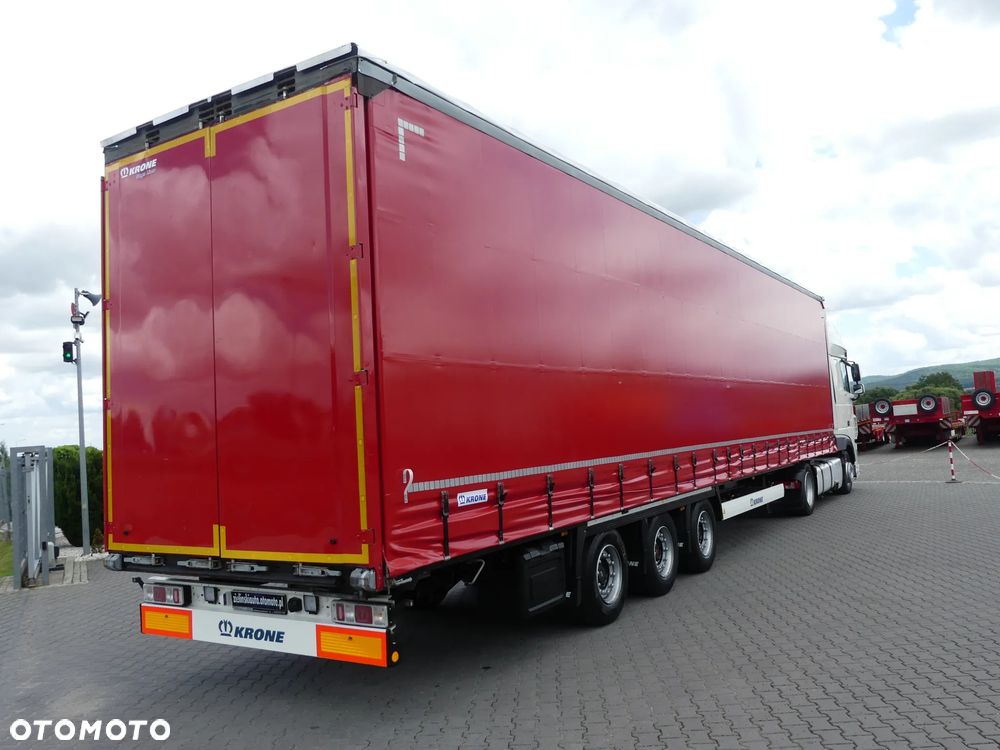 DAF XF 106.480 + KRONE FIRANKA / ZESTAW MEGA / OŚ PODNOSZONA / - 8