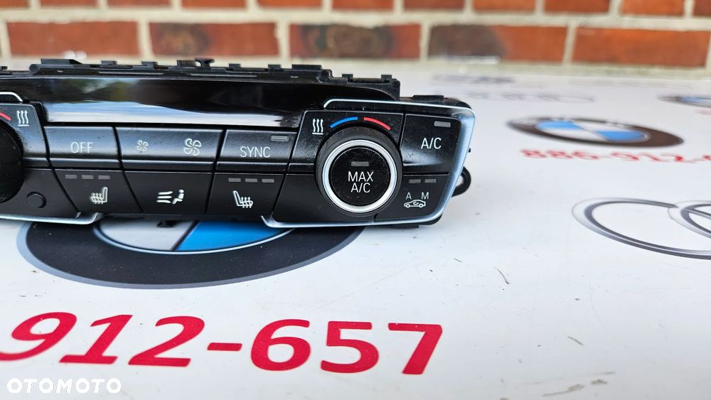 BMW X1 F48 2 F45  X2 F39 Panel klimatyzacji Sterowanie nawiewem panel klimy AC Panel obsługi automatycznej klimatyzacji 9471102 - 5