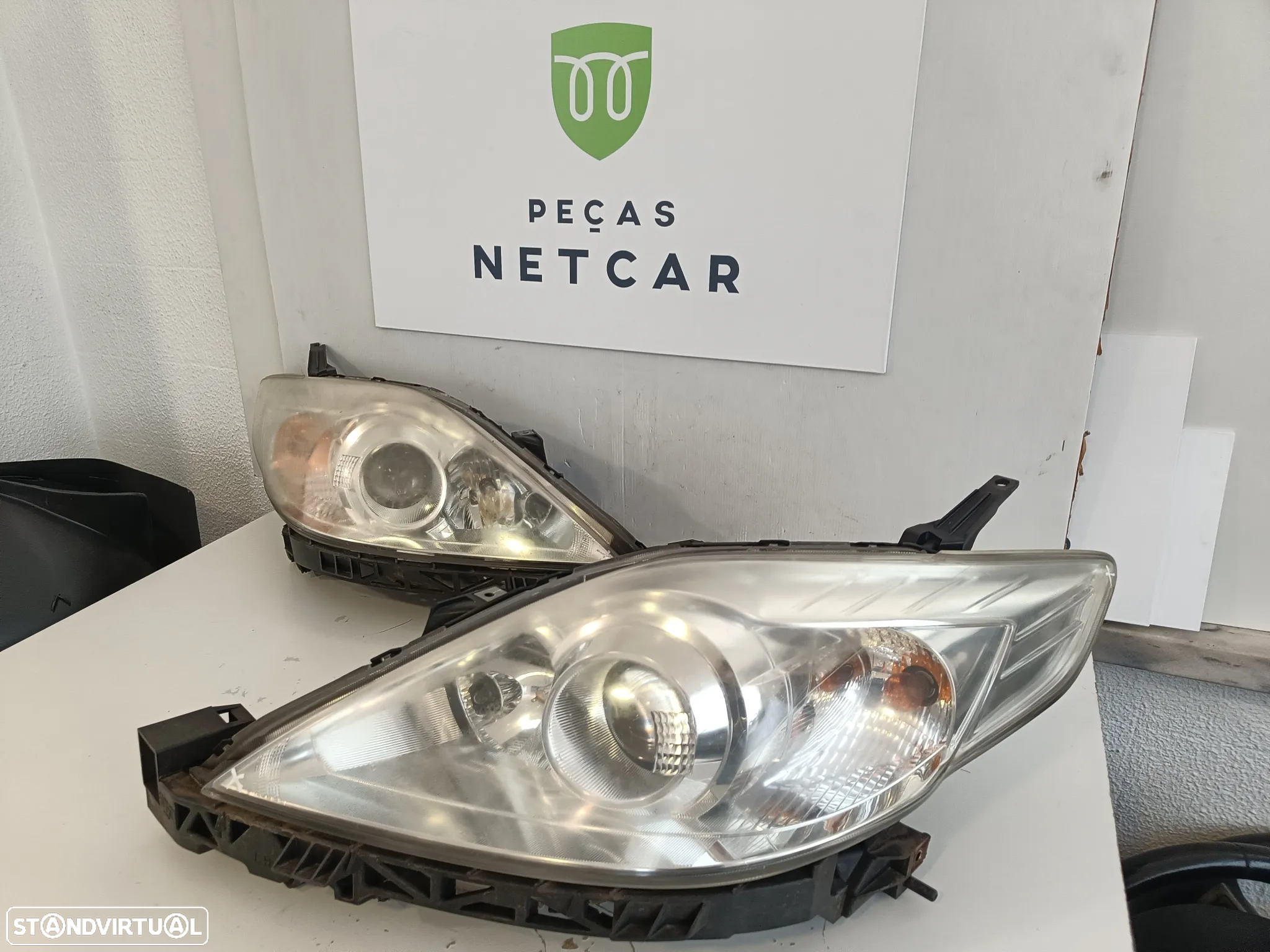Farol óptica esquerdo Mazda 5 2009 - 4