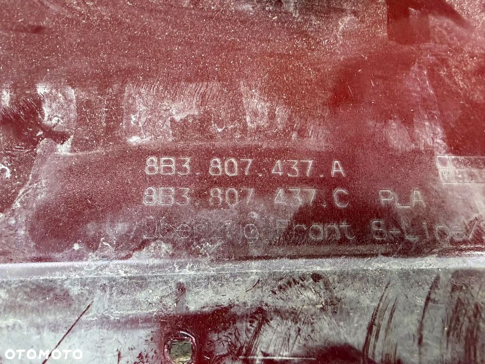 zderzak przód przedni audi a5 b10 8b3 2024- s-line 8b3807437a kompletny oe - 8