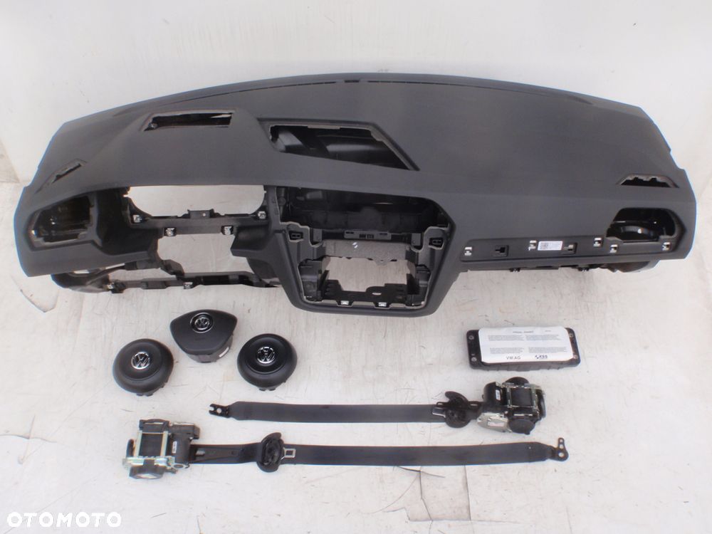 VW TIGUAN 5NA DESKA Head Up  KONSOLA KOKPIT PULPIT PÓŁKA PARAPET AIRBAG SRS AIR ABG na wymianę od ręki na MAGAZYNIE Okazja !!! - 6