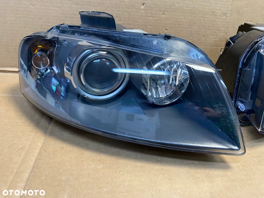 lampy audi a3 8P bi xenon nie skrętny komplet eu całe - 3